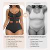 imageSHAPERX Shapewear Bodysuit for Women Tummy Control Seamless ZipUp Body Shaper Waist Snatched Body SuitBlack Brief