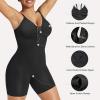 imageSHAPERX Shapewear Bodysuit for Women Tummy Control Seamless ZipUp Body Shaper Waist Snatched Body SuitBlack Shorts