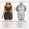 imageSHAPERX Shapewear Bodysuit for Women Tummy Control Seamless ZipUp Body Shaper Waist Snatched Body SuitBlack Shorts