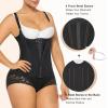 imageSHAPERX Womens Fajas Colombianas Shapewear Postpartum Tummy Control Body Shaper Butt Lifter BodysuitBlack Upgraded