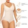 imageSHAPERX Womens Fajas Colombianas Tummy Control Shapewear for Women Postpartum Body Shaper with Zipper and HooksBeige