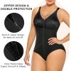 imageSHAPERX Womens Fajas Colombianas Tummy Control Shapewear for Women Postpartum Body Shaper with Zipper and HooksBlack