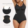 imageSHAPERX Womens Seamless Shapewear Bodysuit Tummy Control Body Shaper Waist Snatching Body SuitBlack Lace