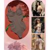 imageSHAPERX Womens Seamless Shapewear Bodysuit Tummy Control Body Shaper Waist Snatching Body SuitUmber Thong