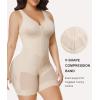 image:imageSHAPERX VShaped Fajas Colombianas Moldeadoras Enhanced Tummy Control Shapewear Postpartum Butt Lifter Full Body ShaperBeige