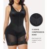 image:imageSHAPERX VShaped Fajas Colombianas Moldeadoras Enhanced Tummy Control Shapewear Postpartum Butt Lifter Full Body ShaperBlack