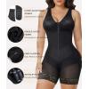 image:imageSHAPERX VShaped Fajas Colombianas Moldeadoras Enhanced Tummy Control Shapewear Postpartum Butt Lifter Full Body ShaperBlack