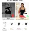 image:imageSHAPERX Womens Seamless Shapewear Bodysuit Tummy Control Body Shaper Waist Defining Body Suit1black Thong
