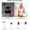 image:imageSHAPERX Womens Seamless Shapewear Bodysuit Tummy Control Body Shaper Waist Defining Body SuitBeige Brief