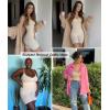 image:imageSHAPERX Womens Seamless Shapewear Bodysuit Tummy Control Body Shaper Waist Defining Body SuitBeige Mid Thigh