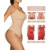 image:imageSHAPERX Womens Seamless Shapewear Bodysuit Tummy Control Body Shaper Waist Defining Body SuitBeige Thong