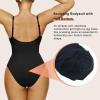 image:imageSHAPERX Womens Seamless Shapewear Bodysuit Tummy Control Body Shaper Waist Defining Body SuitBlack Brief