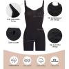image:imageSHAPERX Womens Seamless Shapewear Bodysuit Tummy Control Body Shaper Waist Defining Body SuitBlack Mid Thigh