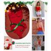 image:imageSHAPERX Womens Seamless Shapewear Bodysuit Tummy Control Body Shaper Waist Defining Body SuitRed Thong