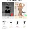 image:imageSHAPERX Womens Seamless Shapewear Bodysuit Tummy Control Body Shaper Waist Defining Body SuitSienna Thong