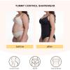 image:imageSHAPERX Womens Shapewear Bodysuit Bonded Tummy Control Panel Seamless Comfy Body Shaper With Targeted CompressionBlack