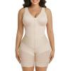 image:imageSHAPERX VShaped Fajas Colombianas Moldeadoras Enhanced Tummy Control Shapewear Postpartum Butt Lifter Full Body ShaperBeige