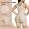 image:imageSHAPERX Womens Fajas Colombianas Moldeadoras Postpartum Tummy Control Compression Shapewear Body Shaper with Zipper CrotchBeige