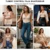 image:imageSHAPERX Womens Fajas Colombianas Moldeadoras Postpartum Tummy Control Compression Shapewear Body Shaper with Zipper CrotchBeige