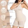 image:imageSHAPERX Womens Fajas Colombianas Moldeadoras Postpartum Tummy Control Compression Shapewear Body Shaper with Zipper CrotchBeige