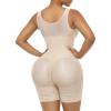 image:imageSHAPERX Womens Fajas Colombianas Moldeadoras Postpartum Tummy Control Compression Shapewear Body Shaper with Zipper CrotchBeige
