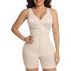 image:imageSHAPERX Womens Fajas Colombianas Moldeadoras Postpartum Tummy Control Compression Shapewear Body Shaper with Zipper CrotchBeige