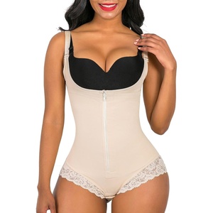 image:imageSHAPERX Womens Fajas Colombianas Shapewear Postpartum Tummy Control Body Shaper Girdles Compression GarmentBeige