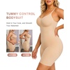 image:imageSHAPERX Shapewear for Women Tummy Control Bodysuit Mid Thigh Body Shaper Shorts for a Lifted LookBeige