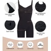 image:imageSHAPERX Shapewear for Women Tummy Control Bodysuit Mid Thigh Body Shaper Shorts for a Lifted LookBlack
