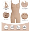 image:imageSHAPERX Shapewear for Women Tummy Control Bodysuit Mid Thigh Body Shaper Shorts for a Lifted LookSienna