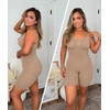 image:imageSHAPERX Shapewear for Women Tummy Control Bodysuit Mid Thigh Body Shaper Shorts for a Lifted LookSienna