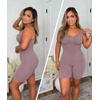 image:imageSHAPERX Shapewear for Women Tummy Control Bodysuit Mid Thigh Body Shaper Shorts for a Lifted LookUmber