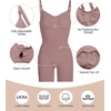 image:imageSHAPERX Shapewear for Women Tummy Control Bodysuit Mid Thigh Body Shaper Shorts for a Lifted LookUmber