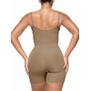 image:imageSHAPERX Open Bust Shapewear Tummy Control Bodysuits for Women Seamless Compression High Waisted Body ShaperBrownshorts