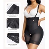 image:imageSHAPERX Tummy Control Shapewear Shorts VShaped Fajas Colombianas Postpartum Butt Lifter Body Shaper with Removable StrapsBlack