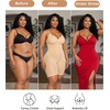 image:imageSHAPERX Womens Shapewear Bodysuit Bonded Tummy Control Panel Seamless Faja ZipUp Body Shaper With Zipper CrotchBeige