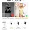 image:imageSHAPERX Womens Tummy Control Shapewear Thong Bodysuit Seamless Waist Snatching Body ShaperBeige Thong