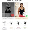 image:imageSHAPERX Womens Tummy Control Shapewear Thong Bodysuit Seamless Waist Snatching Body ShaperBlack Thong