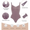 image:imageSHAPERX Womens Tummy Control Shapewear Thong Bodysuit Seamless Waist Snatching Body ShaperUmber