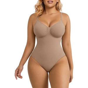 image:imageSHAPERX Womens Tummy Control Shapewear Thong Bodysuit Seamless Waist Snatching Body ShaperSienna