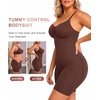 image:imageSHAPERX Shapewear for Women Tummy Control Bodysuit Mid Thigh Body Shaper Shorts for a Lifted LookCappuccino