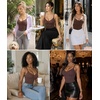 image:imageSHAPERX Shapewear for Women Tummy Control Bodysuit Mid Thigh Body Shaper Shorts for a Lifted LookCappuccino