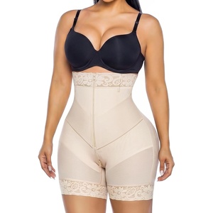 image:imageSHAPERX Tummy Control Shapewear Shorts Fajas Colombianas for Women  VShaped Faja Body Shaper with Removable Straps ZipUp Easy On amp Off and Crotch Zipper for Postpartum ShapingBeige