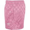imageUmbro Girls Checkerboard ShortCyclamenMarshmallow
