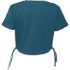 imageUmbro Girls Cinched Bottom TeeBlue Coral