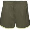imageUmbro Girls Classic Gym ShortBurnt OliveSunny Lime