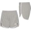 imageUmbro Girls Classic Gym ShortLight Heather GreyWhite