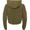 imageUmbro Girls Full Zip HoodieBurnt OliveSunny Lime
