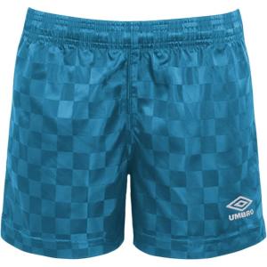 imageUmbro Girls Checkerboard ShortBlue Jewel