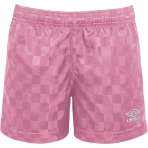 imageUmbro Girls Checkerboard ShortCyclamenMarshmallow